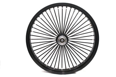 30 inch x 4.0 inch King Spoke Front Wheel Black