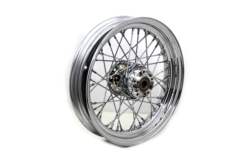 16 inch x 3.00 inch Front Spoke Wheel Chrome