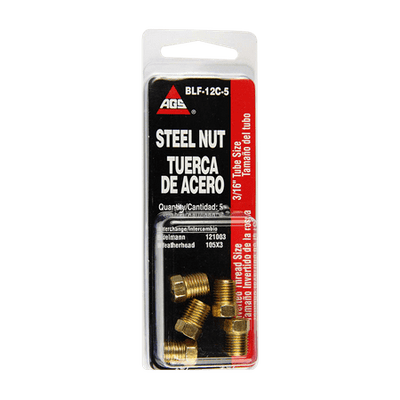 3/16'X 3/16' Steel Nut - BLF12C5