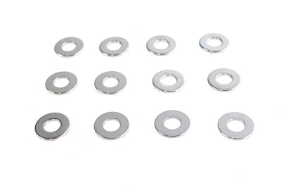 Chrome Flat Washer 1/4 inch Inner Diameter