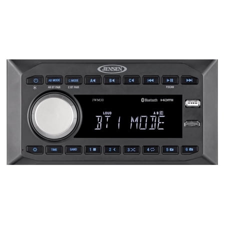 Am/Fm/Usb/Dual Bluetooth/Front Hdmi - JWM30