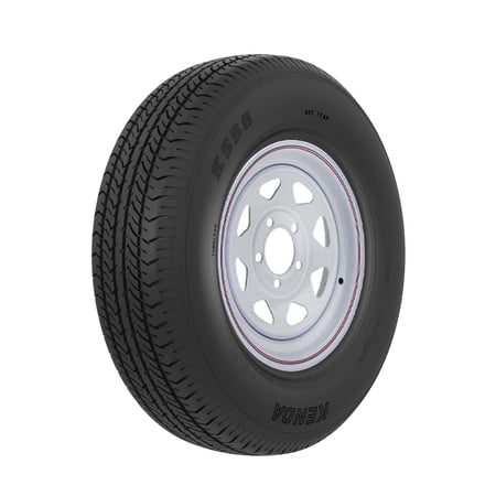 ST205/75D14 C/5H Spk Wht Str K558 K - 3S439