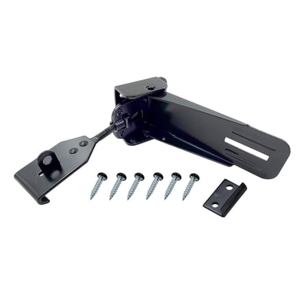Locking Camper Latch/Strike Black-b - 013055B