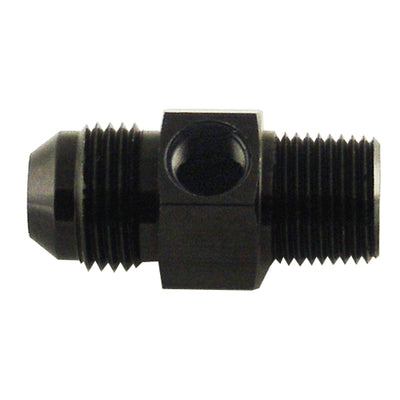 Flare To Pipe Adapter with 1/8 Port -08 | 3/8 NPT - PHA08983