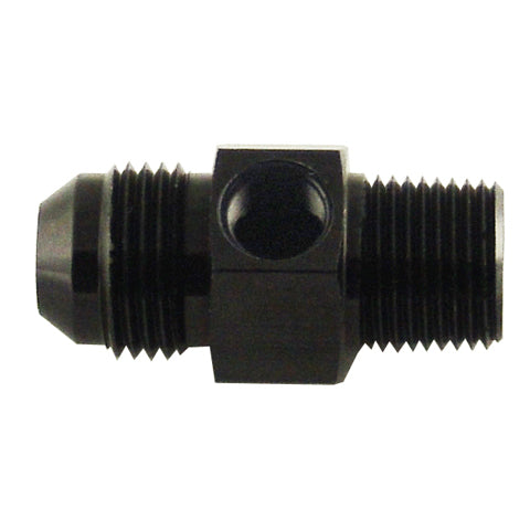 Flare To Pipe Adapter with 1/8 Port -06 | 1/4 NPT - PHA06783