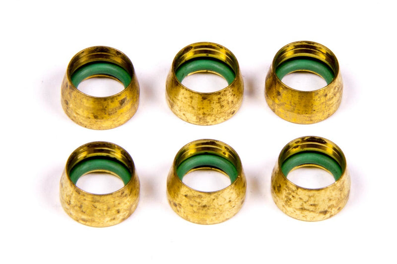 -6 Replacement A/C Brass Sleeves (6 pk)