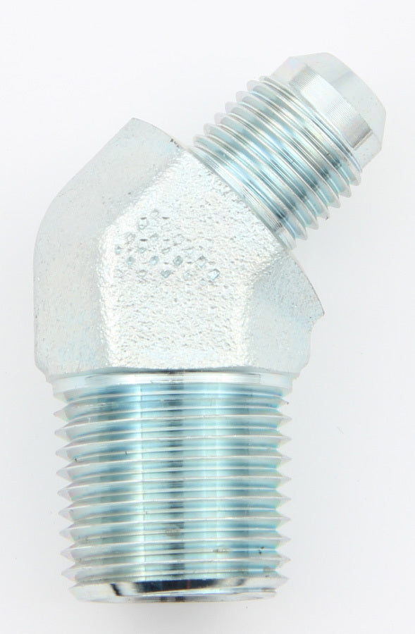 45 Male Elbow #4 To 1/4 Npt Steel Fitting - FCM2584