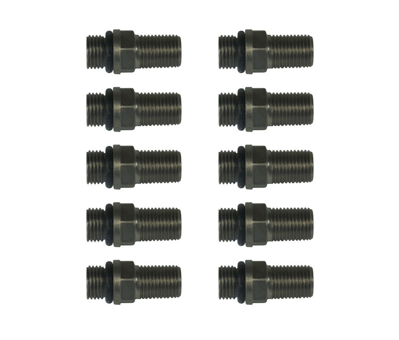 Schrader Valve 5-16-32 Stainless Steel 10 Pack