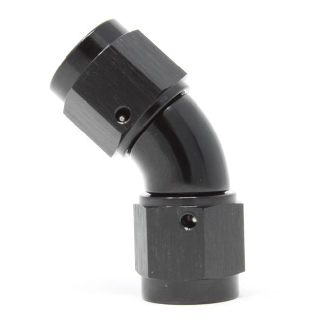 Fitting F-F Swivel 45-Deg 8an
