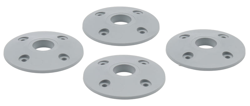 Scuff Plate Plastic Silver 4pk