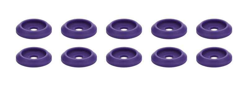 Body Bolt Washer Plastic Purple 10pk