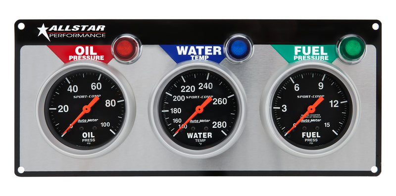 3-GAUGE PANEL AUTO METER SPOR