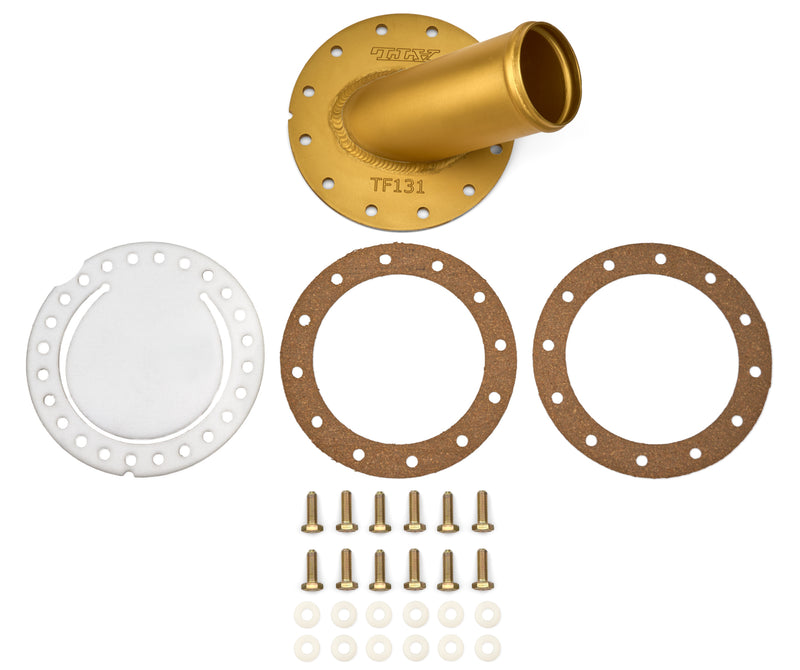 Fill Neck w/Paddle Valve 2-1/4in - 45deg - TF131742