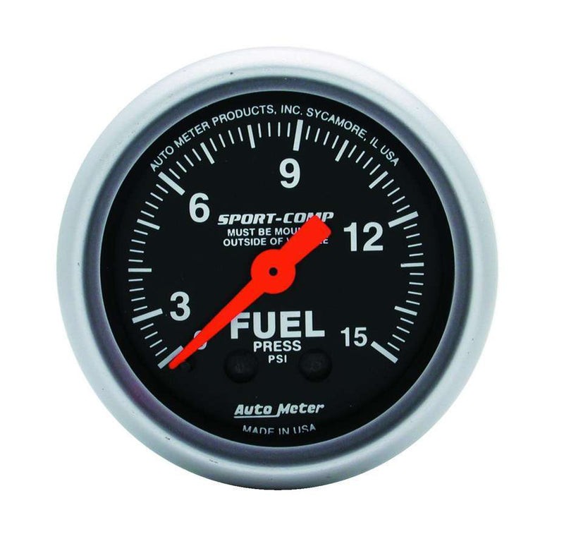 TD GAUG FUEL PRESSURE 2 1/16