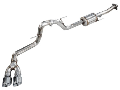 21+ F-150 Side Exit Exh Reg Cab 4.5in Chrome Tip