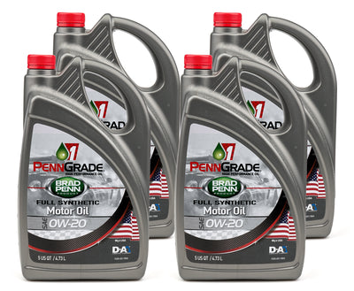 0w20 SAE Full Synthetic Oil Case 4x5 Qt Bottle