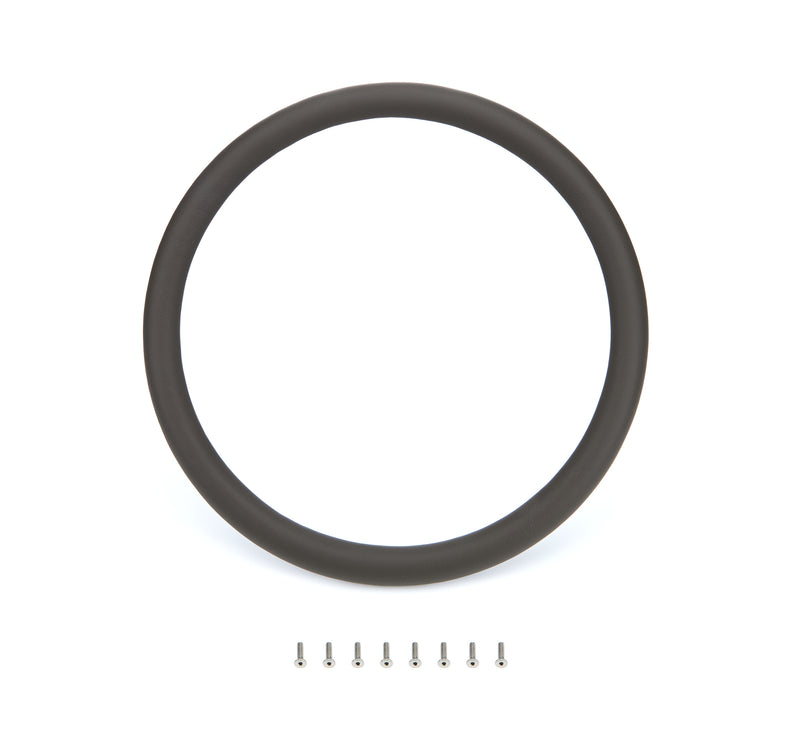 LEATHER RING DARK GREY