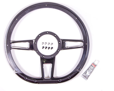 STEER WHL 14IN FORMULA BLK