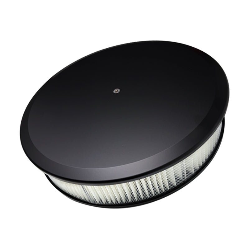 AIR CLN 14 RD PLAIN BLACK