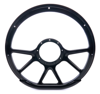 STEER WHL 14 D-SHAPE PRISM BLK