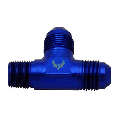 Flare to Pipe TEE on Run -06 | 1/4 NPT - PHB6264