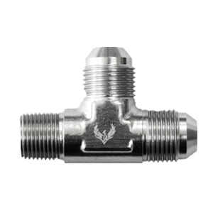 Flare to Pipe TEE on Run -12 | 3/4 NPT - PHB12265