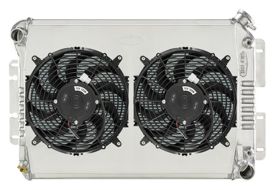 RADIATOR ALUM 2ROW DUAL FAN