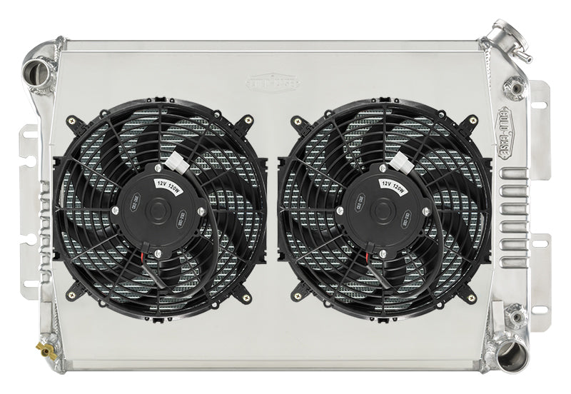 RADIATOR ALUM 2ROW DUAL FAN