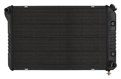 Radiator Aluminum Black Crossflow - GMB57AB