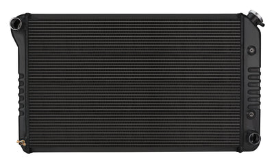 RADIATOR ALUM BLACK CROSSFLOW