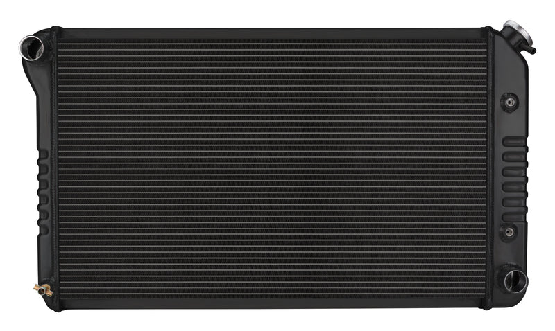 RADIATOR ALUM BLACK CROSSFLOW