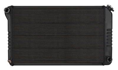 RADIATOR PERF ALUM BLACK CROSS