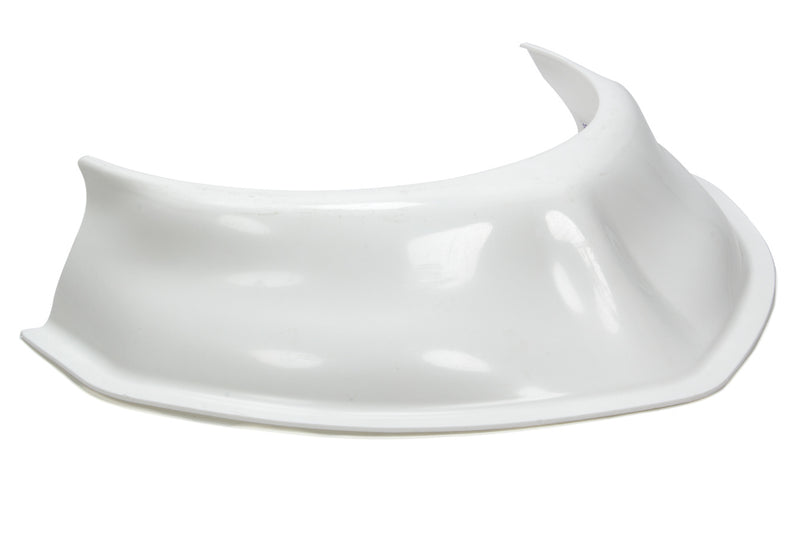 Hood Scoop White 3.5in Tall