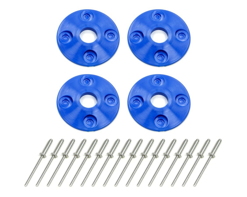 Scuff Plate Plastic 4pk Blue - DOM1202BL