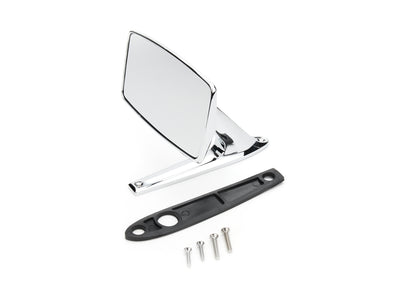 MIRROR SIDE VIEW CHROME RECT