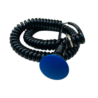 Shredder Transbrake Button w/Cord - Blue