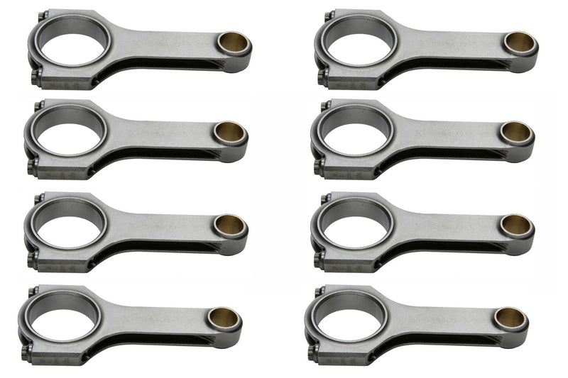 SBF 4340 Forged H-Beam Rods 5.400 w/2.123 Pin