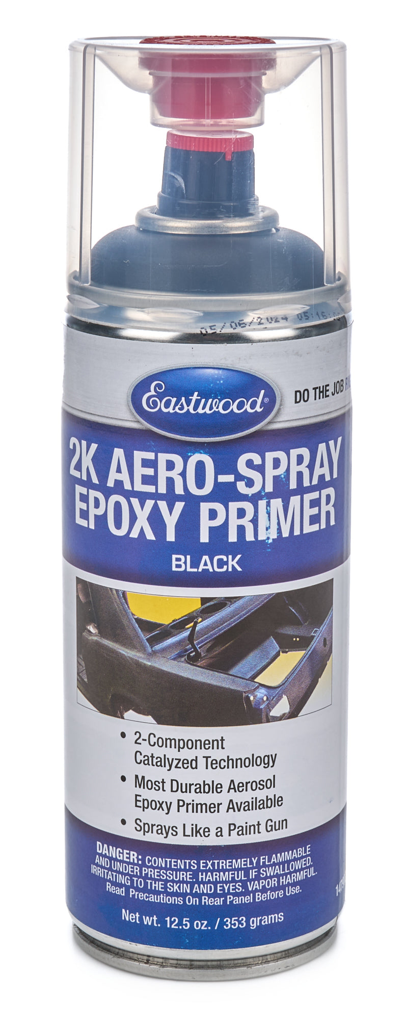 2K Areo Spray Paint Epoxy Primer Black - 14790Z