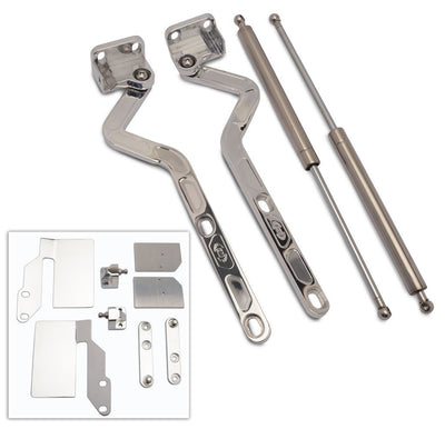 Billet Hood Hinges Polished