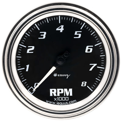 3-3/8IN CHROME TACHOMETER