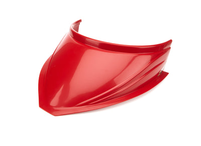 MD3 Hood Scoop 5in Tall 18in Wide Curved Red