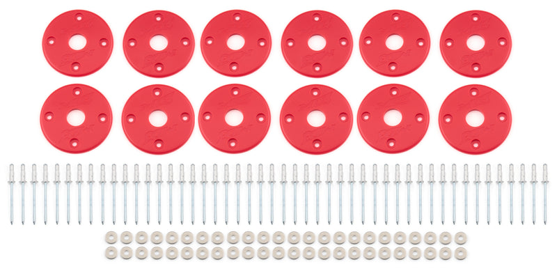 Scuff Plate Plastic Red 12-Pack MD3
