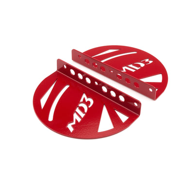 Spoiler End Plate MD3 Red (Pair)