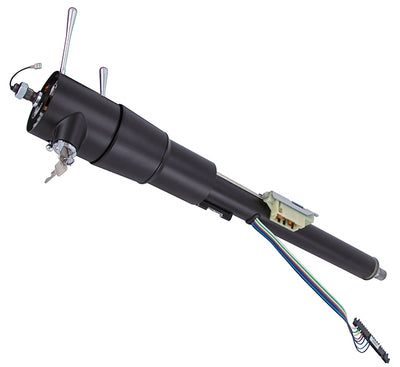 79-86 Jeep CJ Steering Column Floorshift Black - FR30019BK