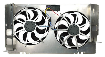 FAN ELEC DUAL 15IN ALUM SHROUD