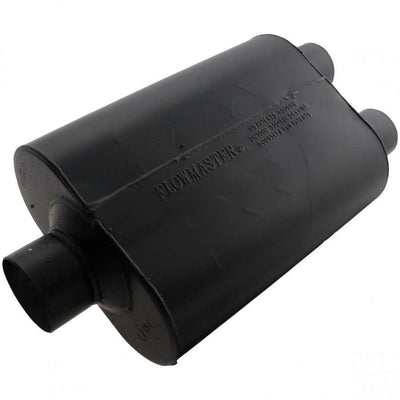 MUFFLER 3IN INLET DUAL 2.5 STE