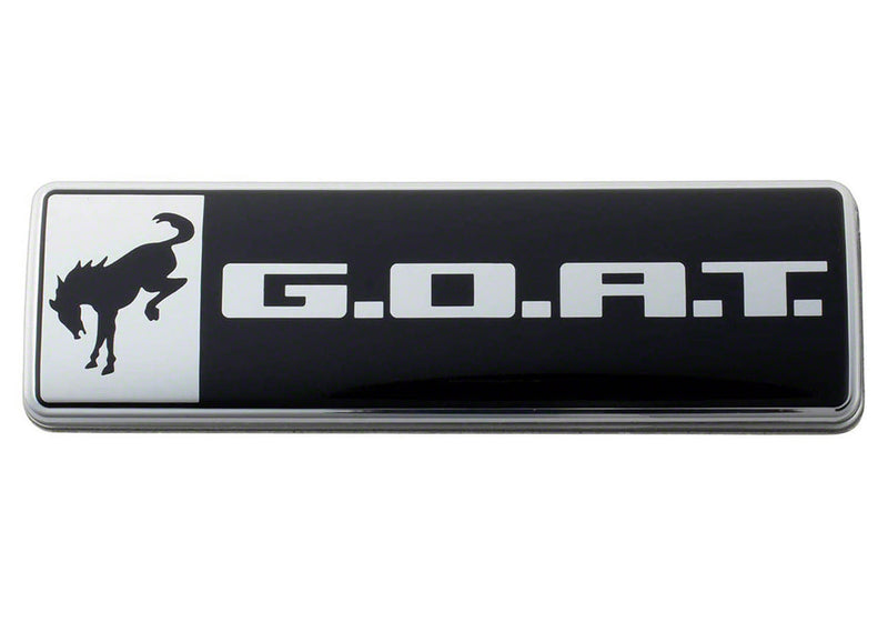 Bronco/Bronco Sport G.OA.T. Badge Black/Chrm