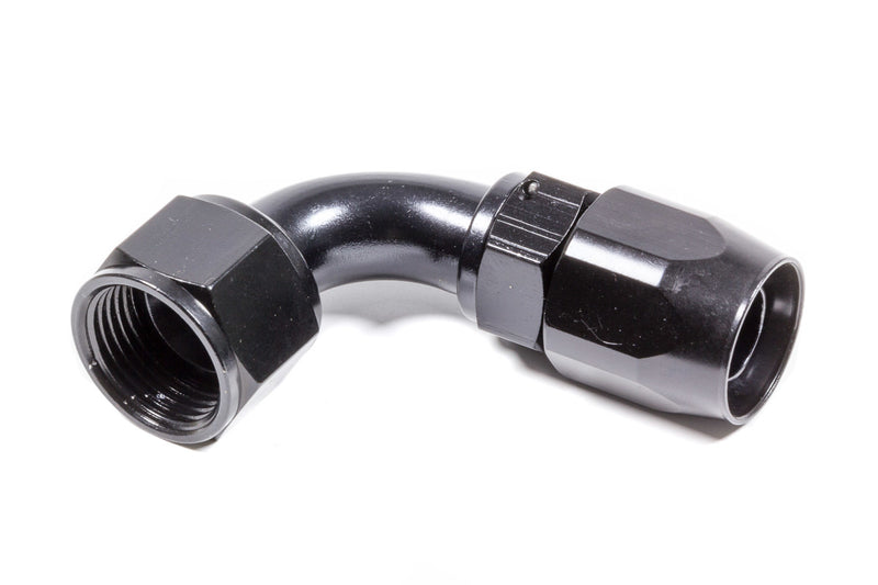 #12 x 90 Power Flow Hose End Black - 109012BL