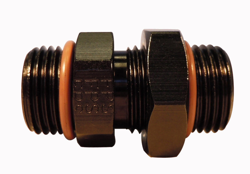 #10 ORB x #10 ORB Adapter Fitting Black
