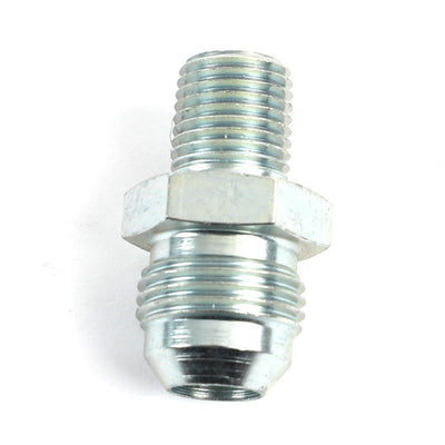8an x 1/4-MPT Straight Adapter Fitting - Steel